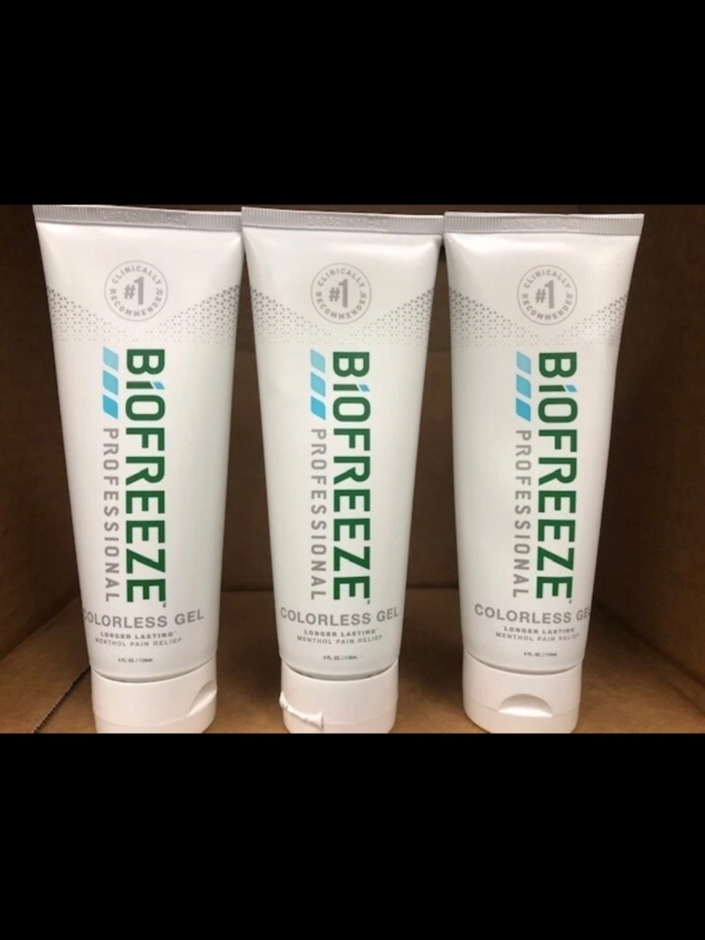 Freeze Professional Colorless Gel - Cooling Pain Relief (White)